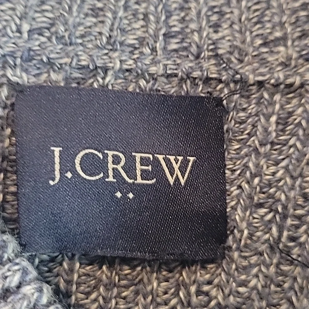 J. Crew Blue All Cotton Cardigan Sweater Mens Size Large AC835